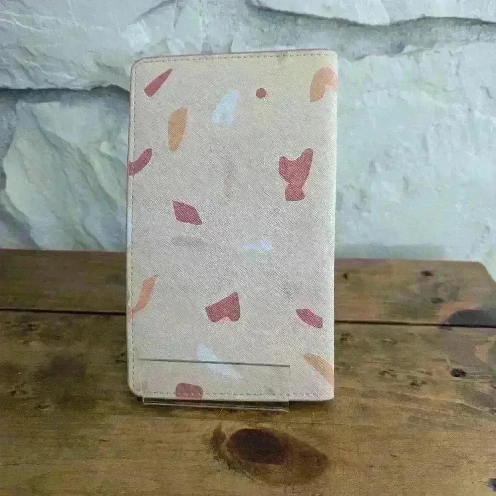 Travel Wallet / Passport Holder -Glass Ladder & Co. - Terrazzo - Vegan Leather - Picture 3 of 4